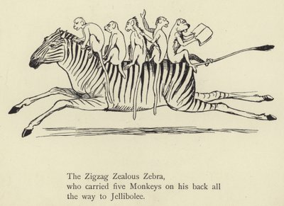 The Zigzag Zealous Zebra by Edward Lear